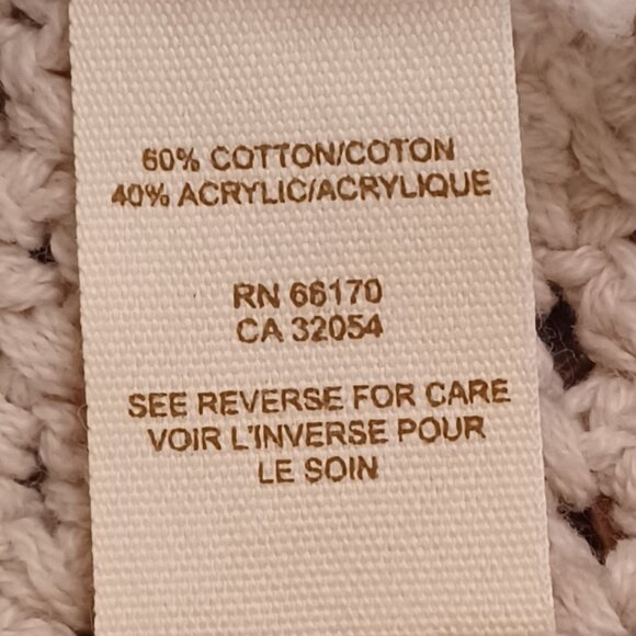 LIKE NEW! Free People Oversized Boho Crochet Knit Vest Size Large - Picture 8 of 9